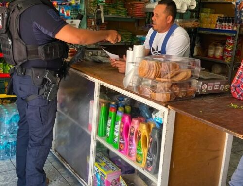 Promueve Policía Estatal y Municipal acciones de prevención de la extorsión en Villa Hidalgo 