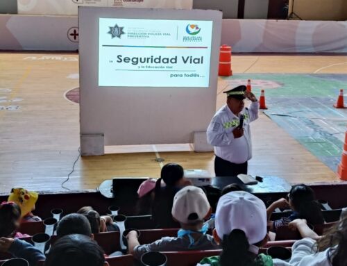 Promueve Policía Vial Preventiva la cultura de la seguridad vial entre niñas y niños durante Curso de Verano