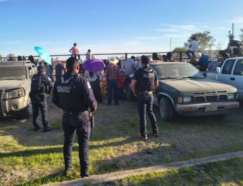 Refuerzan Policía Estatal y Municipal la seguridad durante actividades sociales en Apulco