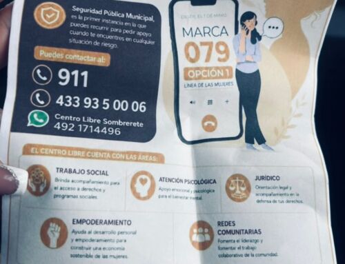 Impulsan en Sombrerete acciones de atención ciudadana y prevención de la violencia contra las mujeres