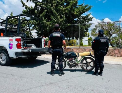 Asegura Policía Municipal motocicletas con irregularidades en Fresnillo