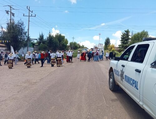 Garantizan Policía Estatal y Municipal, seguridad durante peregrinación religiosa en Sombrerete