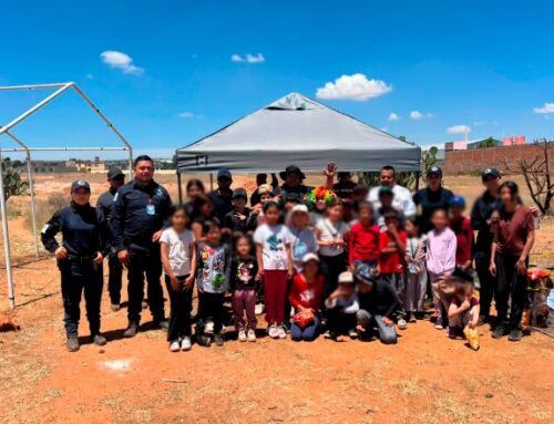 Impulsan Policía Estatal y Municipal convivencia y confianza con niñas y niños en Pánfilo Natera