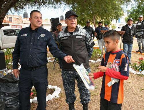 Recupera SSP espacio público para impulsar entornos seguros para la niñez, en La Zacatecana