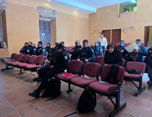 Fortalecen capacitación policial en derechos humanos y atención a mujeres víctimas de violencia