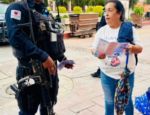 Fortalecen prevención de la violencia de género con recorridos y orientación en Pánfilo Natera