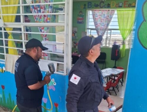 Rehabilitan espacios deportivos en plantel educativo de Vetagrande