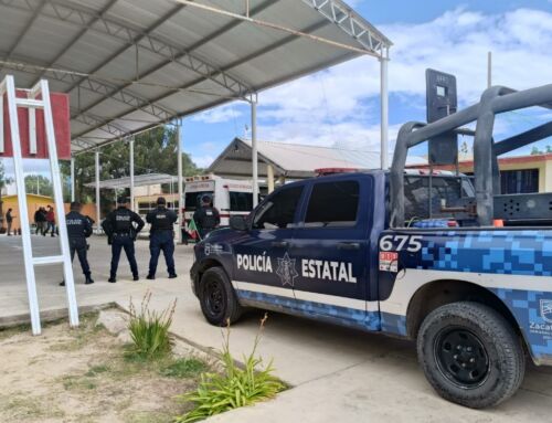 Protegen la Policía Estatal Preventiva y Policía Municipal a estudiantes de Villa Hidalgo mediante acciones de prevención de la extorsión telefónica