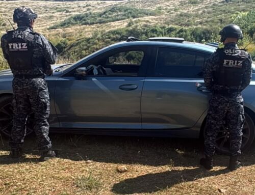 Localiza y asegura Fuerza de Reacción Inmediata Zacatecas vehículo con reporte de robo en Estados Unidos