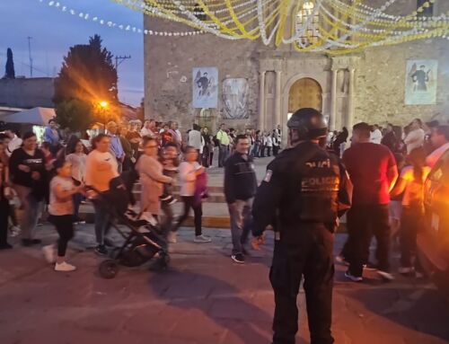 Garantiza Policía Estatal y Municipal seguridad durante peregrinación religiosa en Luis Moya