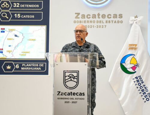 Fortalece Gobierno de Zacatecas acciones contra generadores de violencia y delitos de alto impacto