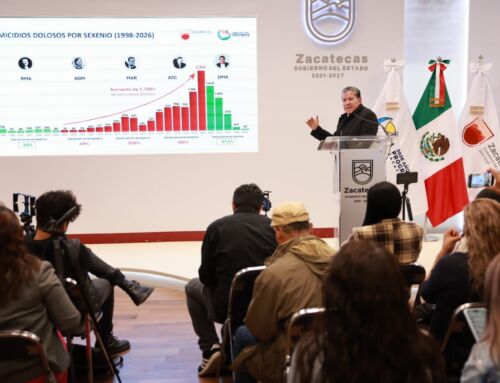 Consolida Zacatecas reducción de homicidios superior al 90% con estrategia encabezada por el Gobernador David Monreal Ávila