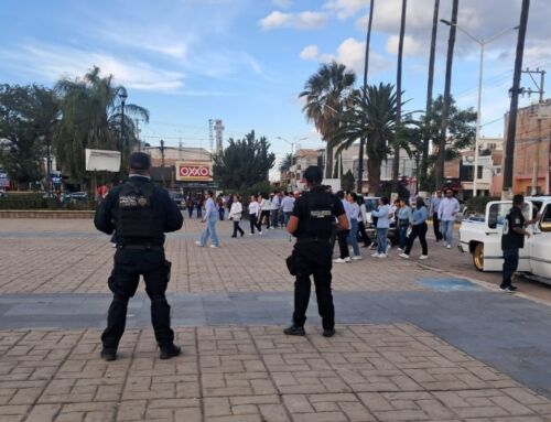 Garantizan seguridad durante actividades religiosas y académicas en Luis Moya y Loreto