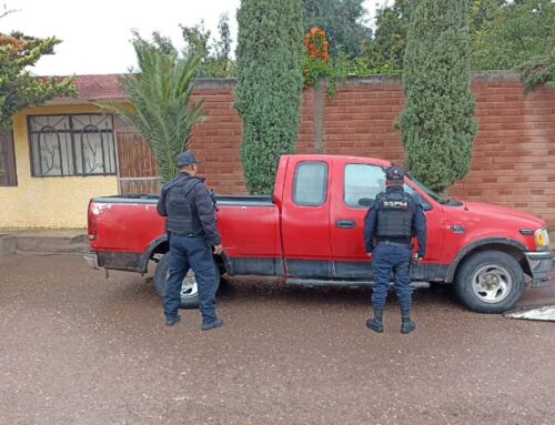 Recuperan vehículo con reporte de robo en Fresnillo