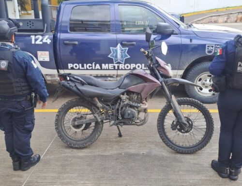 Aseguran motocicleta abandonada con reporte de robo en Zacatecas