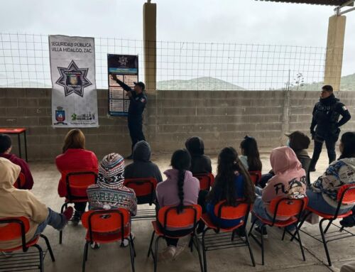 Fortalecen SSP y Policía Municipal de Calera la prevención del delito y la seguridad digital entre adolescentes