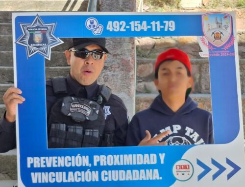 Impulsan policías actividades deportivas y de proximidad social en escuelas de Vetagrande