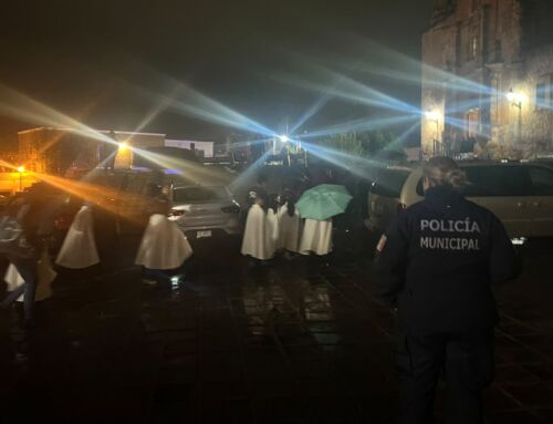 Policía Estatal acompaña peregrinación pastoral en Sombrerete