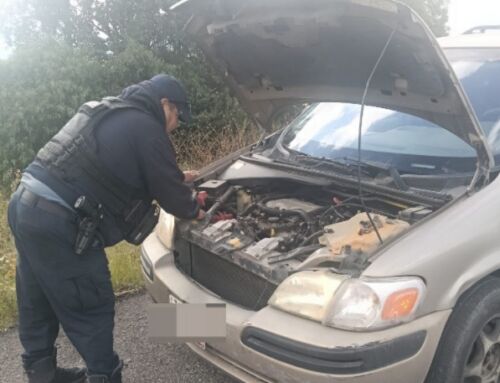 Auxilian Policía Estatal y Municipal a conductores con fallas mecánicas y falta de combustible en Morelos