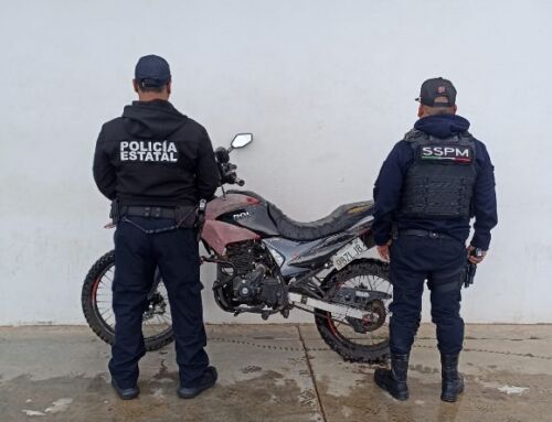 Recuperan motocicleta con reporte de robo y detienen a un hombre en Fresnillo